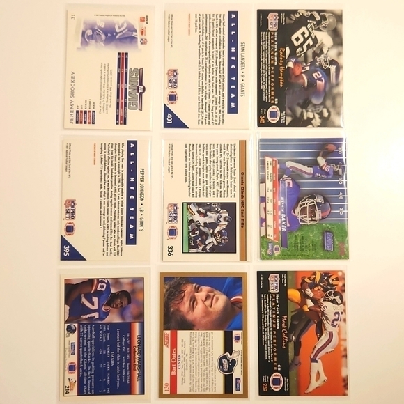 NEW York Giants 54 NFL Trading Cards - Picture 4 of 12